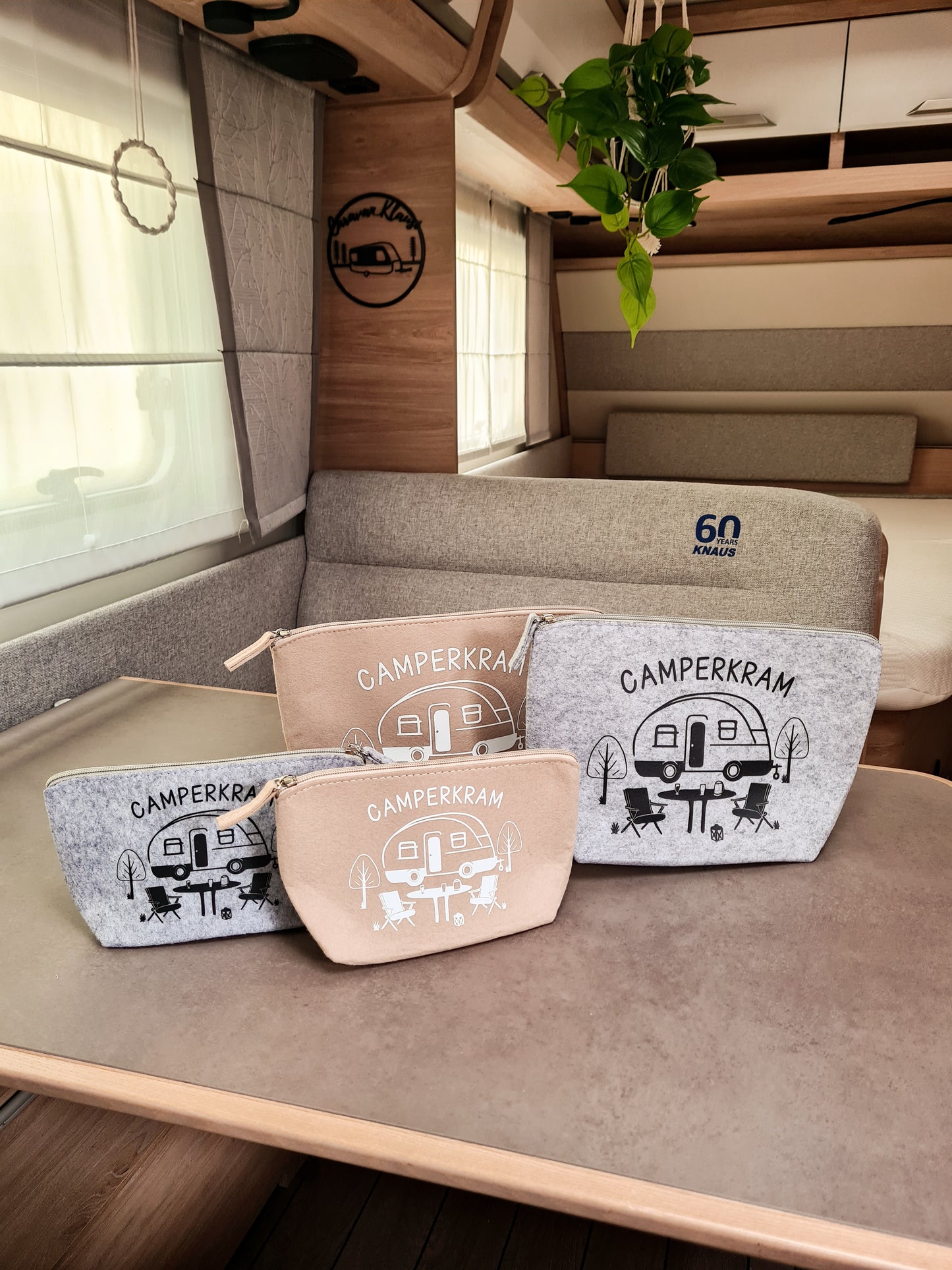 Filztasche "Camperkram"