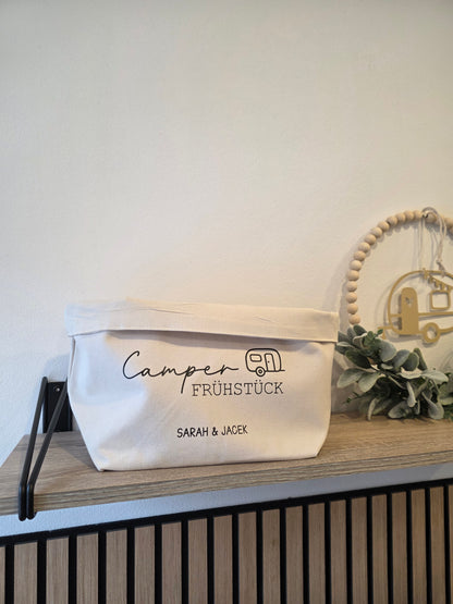 Brotkorb "Camper Frühstück"