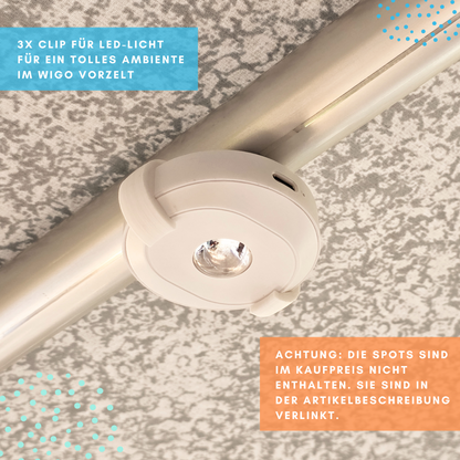 3x Clip für LED-Spots (Wigo Rolli)