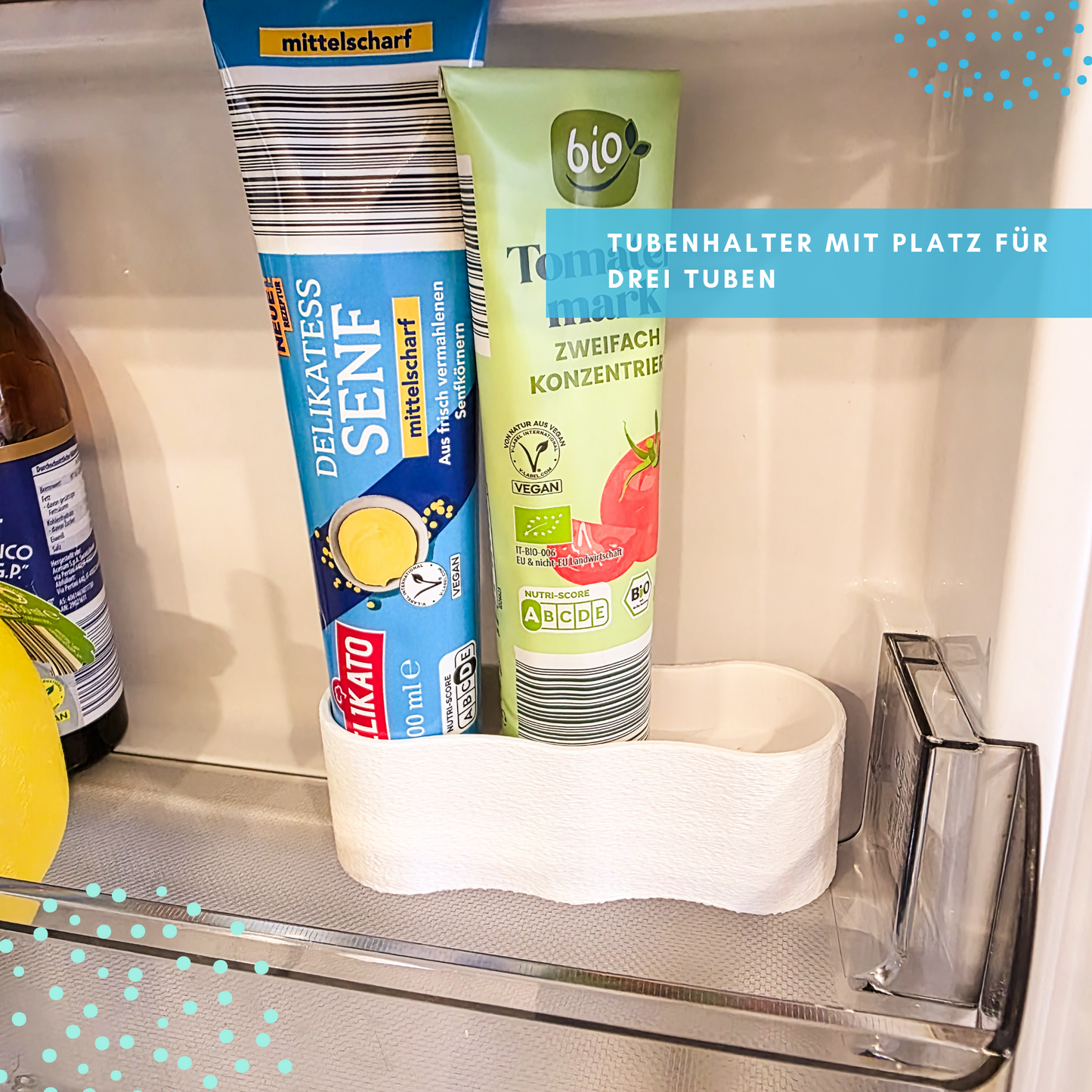 Tubenhalter für den Kühlschrank