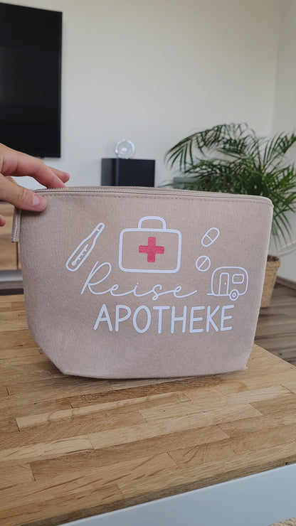 Filztasche "Reise Apotheke"