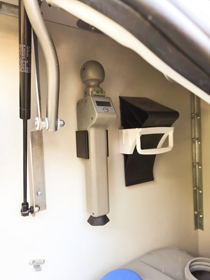 Halter für Deichselwaage, Halterung für Staukasten