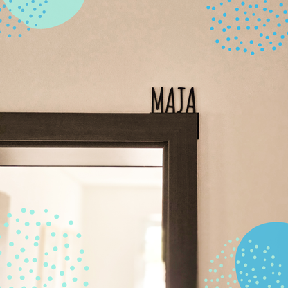 Personalisiertes Türschild für Kinderzimmer, Bad, WC